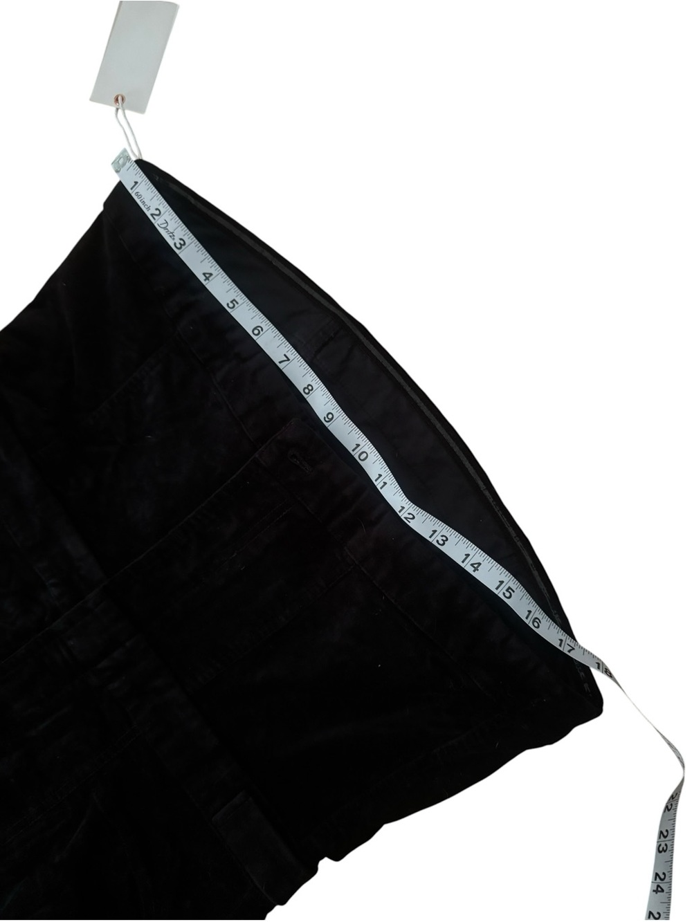 NWT - Good American Strapless Velvet midi dress  Black Size L - Picture 6 of 6